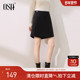 新款 OSA欧莎纽扣搭片设计感A字裙裤 女2025冬季 高腰显瘦短裙半身裙
