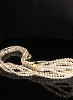 新款中古风七层多股项链