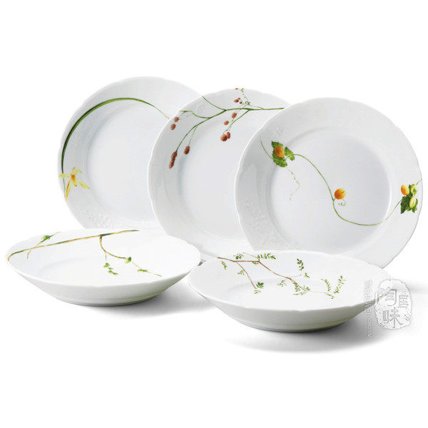 日本原装进口正品narumi鸣海咖喱色拉点心盘深盘陶瓷器餐具套装