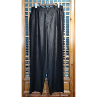 断码-L,2XL*红灯笼正品*100%桑蚕丝香云纱 男裤/西裤/休闲裤/长裤