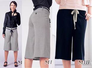 黑色直筒宽裤 7632加大码 管五分西装 裤 80ＣＭ 腰76 九成新