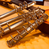 笔记本金属活页夹环扣A5手账夹多尺寸DIY金属夹活页本配件可拆卸