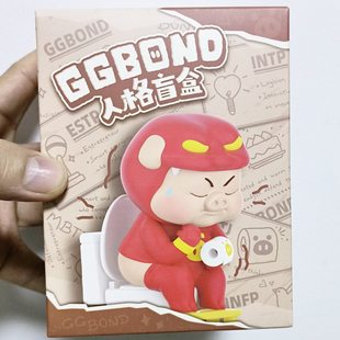 正品猪猪侠MBTI人格盲盒GGBOND解压模型手办日常桌面摆件玩具公仔