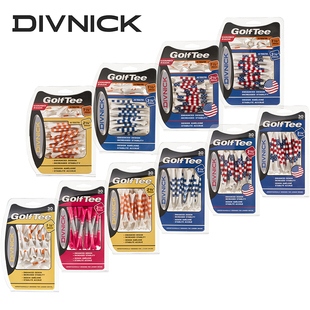 新款DIVNICK高尔夫球钉塑料球TEE十种规格长短球钉易插好打不耐断