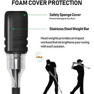 跨境高尔夫挥杆棒发声手型握把挥杆训练器练习挥杆棒初学练习用品