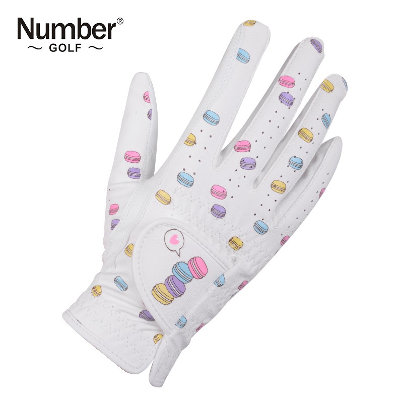 number高尔夫女士印花手套