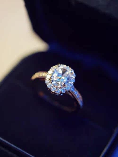 欧美优雅夸张明星喜爱1.5克拉