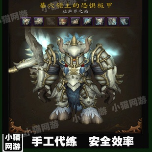 魔兽世界代练达萨罗之战奥迪尔萨特肩膀板甲皮甲布甲锁甲套装幻化