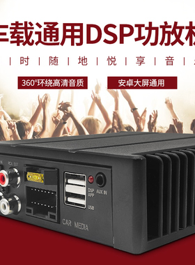 适用全民k歌汽车功放线束MP3大功率汽车dsp功放车载ktv麦克风dsp