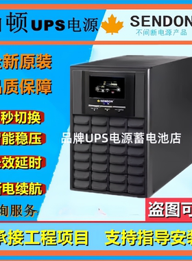 SENDON山顿不间断UPS电源SD1KNTB  1KVA900W标机单进单出内置电池