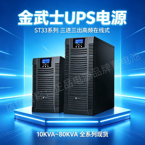 金武士UPS不间断电源ST33 10KS20KS30KS40KS60KS80KS长效三进三出