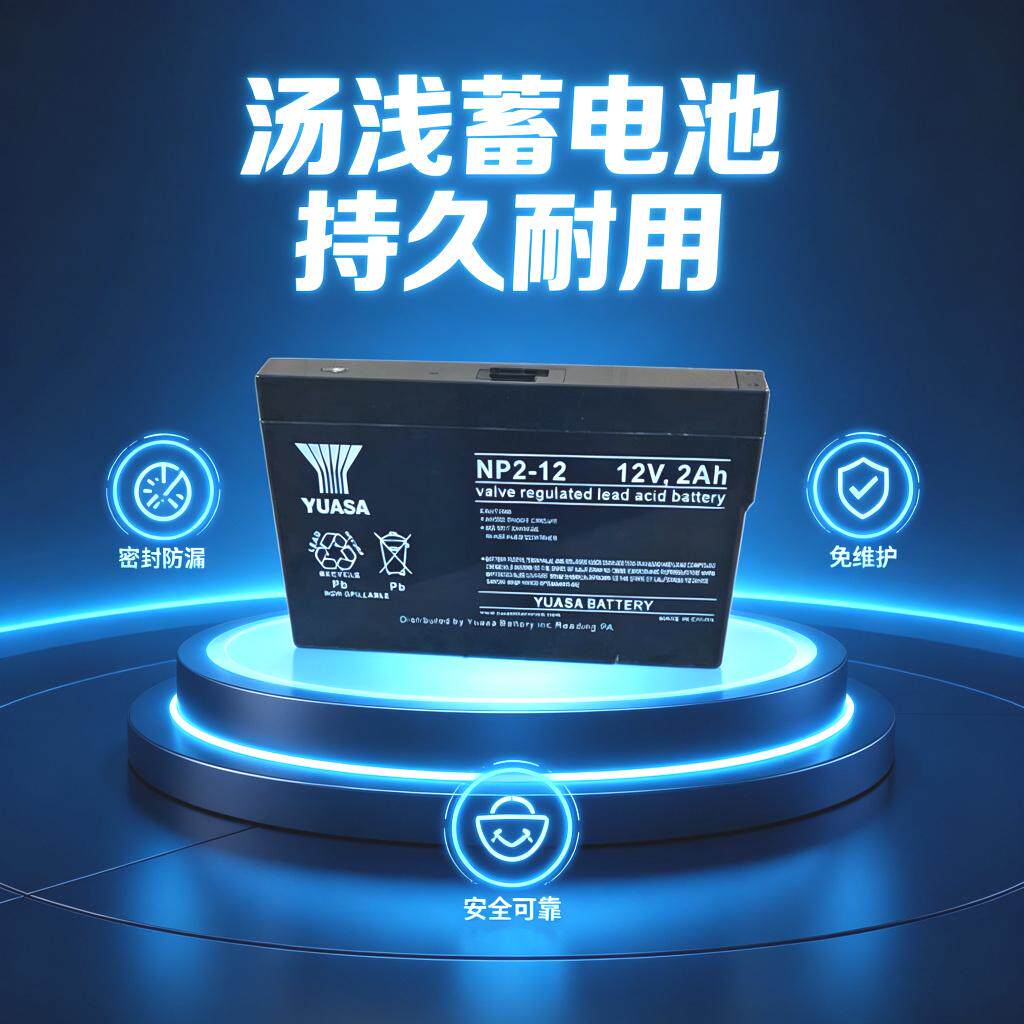 YUASA汤浅蓄电池NP2-12/12V2AH医疗器械精密仪器小型电梯急单不接