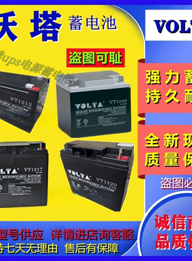 VOLTA沃塔蓄电池VT1207 VT1212 VT17 VT24 VT38 VT40 VT65 VT100