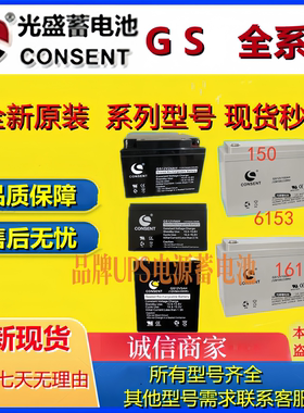 CONSENT光盛蓄电池GS12V7AH GS12V8.5AH GS12V9AH GS12V5 GS12V17