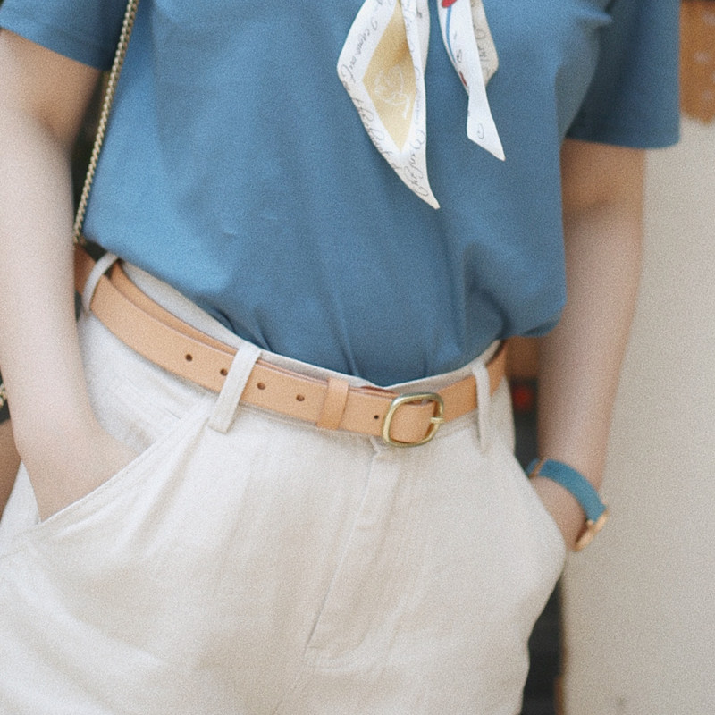 RClab瓦舍手工 原色植鞣皮帶 頭層牛皮養色細皮帶 女士腰帶在類目 服飾配件/皮帶/帽子/圍巾, 腰帶/皮帶/腰鏈中 - 來自Buy2taobao.com提供專業的淘寶代購服務