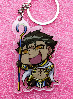 包邮FateGO奥斯曼狄斯拉美西斯二世法老双层亚克力钥匙扣挂件