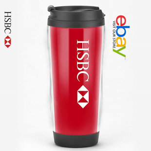 香港汇丰银行HSBC定制文创马克杯水杯子礼品纪念品赠品标志周边