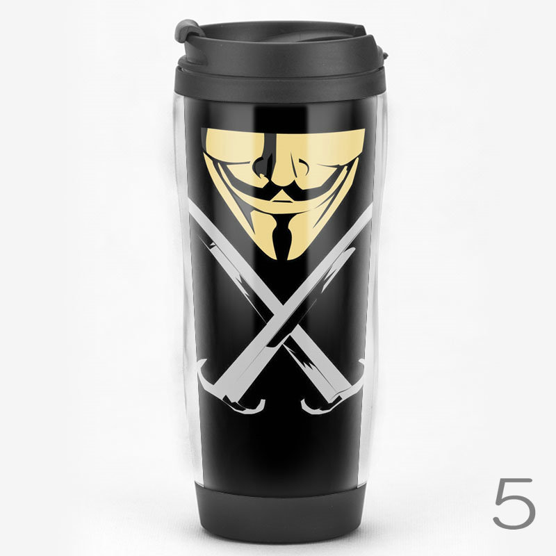 V字仇杀队V for Vendetta周边电影院线礼品纪念品水杯子咖啡杯