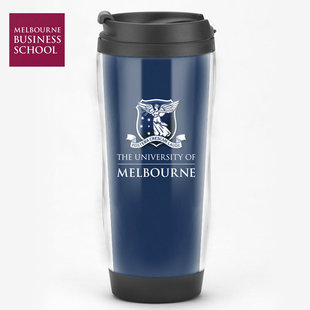 澳大利亚墨尔本大学纪念品世界名校留学周边礼品校徽定制水杯子