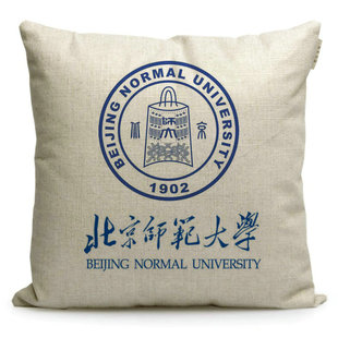 北京师范大学文创靠垫抱枕纪念品北师大周边定制校徽礼品赠品