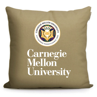 速发基梅隆大学CMU卡内基纪念品印校徽礼品沙发靠垫抱枕