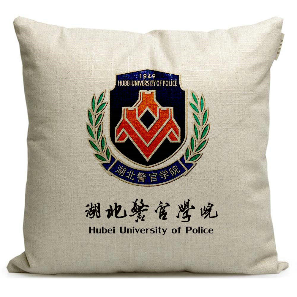 湖北警官学院定制警校毕业留念周边纪念品汽车靠枕沙发抱枕