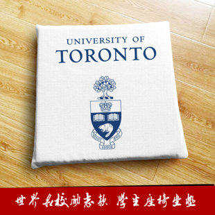 多伦多大学UToronto周边定制纪念品学生椅子凳子软垫子座垫坐垫