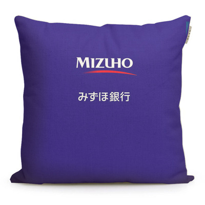 亚麻沙发纪念品员工抱枕定制