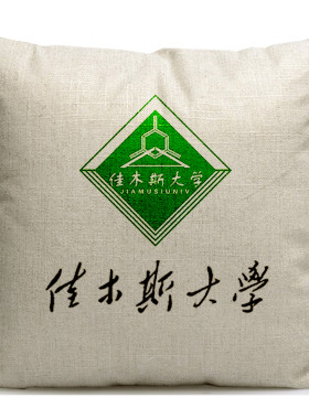 佳木斯大学纪念品周边定制礼品学生午休枕头座椅靠垫沙发抱枕