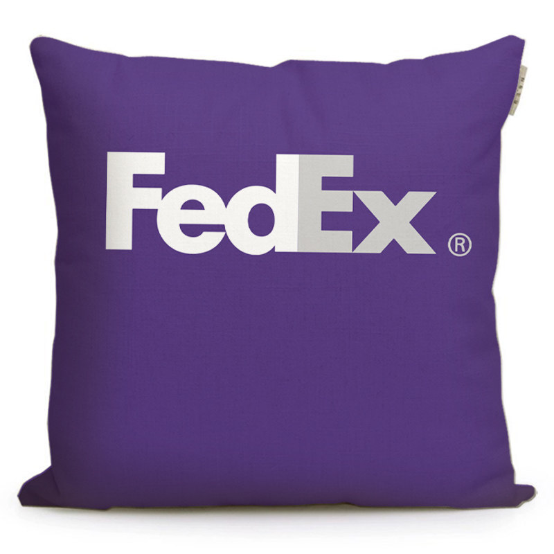 速发Fedex联邦快递物流公司礼品网点礼品纪念品印LOGO靠垫抱枕