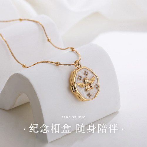 照片盒吊坠相片定制打印纪念项链