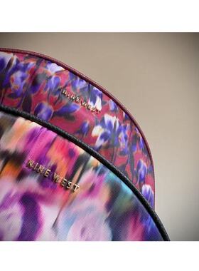 68包邮｜超值外贸出口尾货高品质大容量油画风彩色花朵化妆收纳包