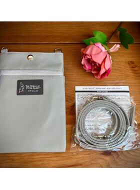 68包邮｜日单外贸尾货荔枝纹pu洋气奶奶灰大象灰彼得兔手机斜挎包