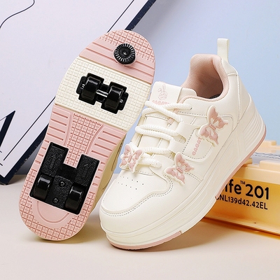 小红书爆款一键收缩暴走鞋可走路