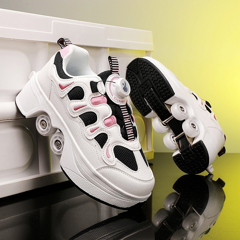 女童暴走鞋隐形四轮可收缩运动飞行鞋一键自动变形儿童暴走轮滑鞋,运动/瑜伽/健身/球迷用品,暴走鞋,淘宝优惠券,粉丝福利购,淘宝优惠卷