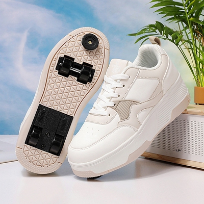 小红书爆款一键收缩暴走轮滑鞋