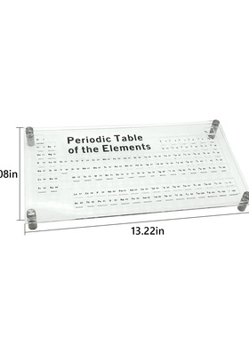 化学元素周期表实物展示架金属10mm正方体专用压克力展示盒立方体