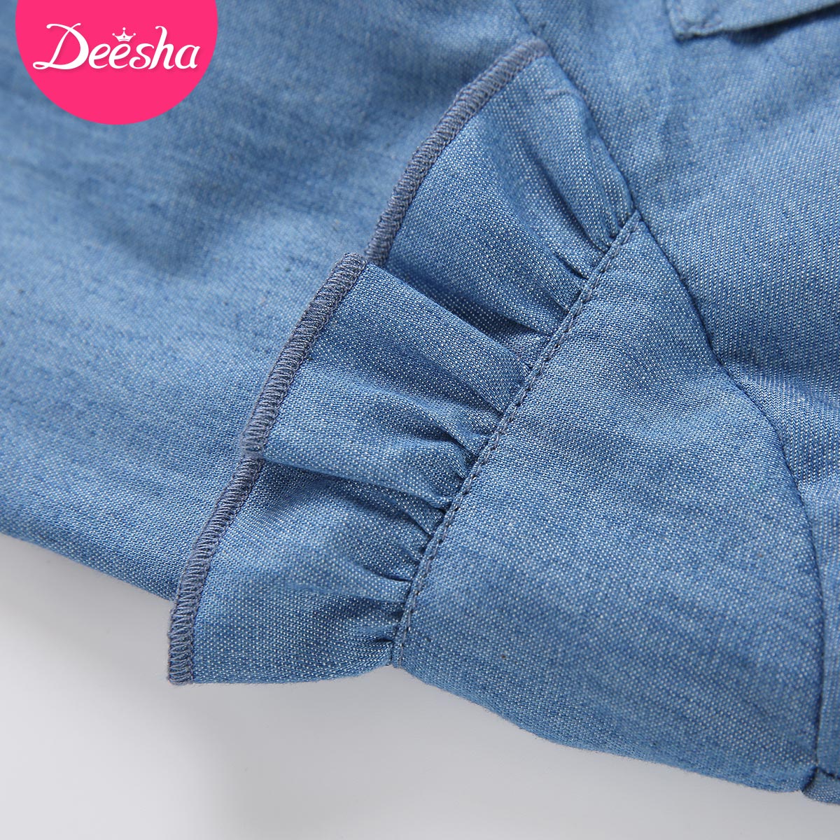 Chemise fille DEESHA à manche longue - Ref 2084568 Image 4
