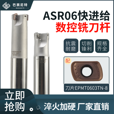 ASR06抗震加硬快进给铣刀杆