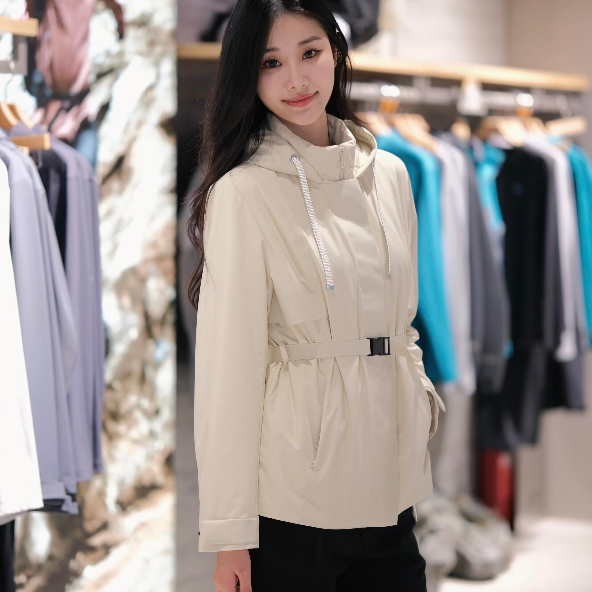 韩国直邮PertexP棉棉服收腰棉衣