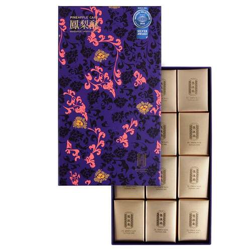 代购台湾美食糕点旧振南饼店凤梨酥礼盒12入/盒台北顺丰直邮