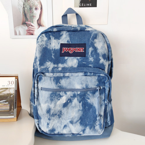 美国JanSport特别版皮底双肩包