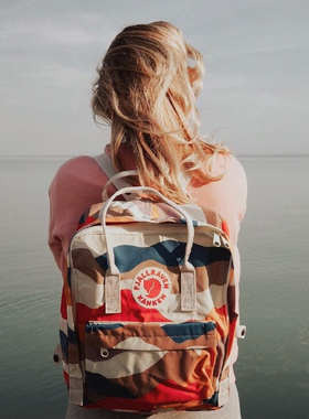 瑞典正品北极狐fjallraven双肩包kanken艺术限量G1000设计师联名