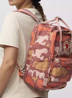 北极狐Fjallraven art正品新款迷彩艺术款kanken双肩包电脑包斜挎