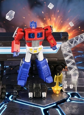 金宝司令官2001 擎天OP柱 放大版DX9小比例3.0原色 变形玩具