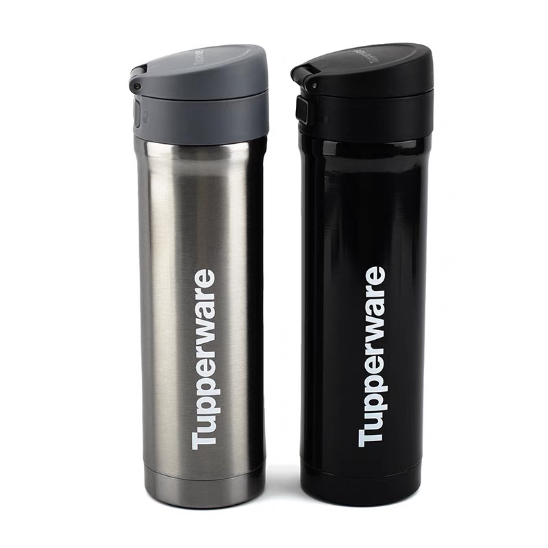 特百惠正品便携易开盖304不锈钢