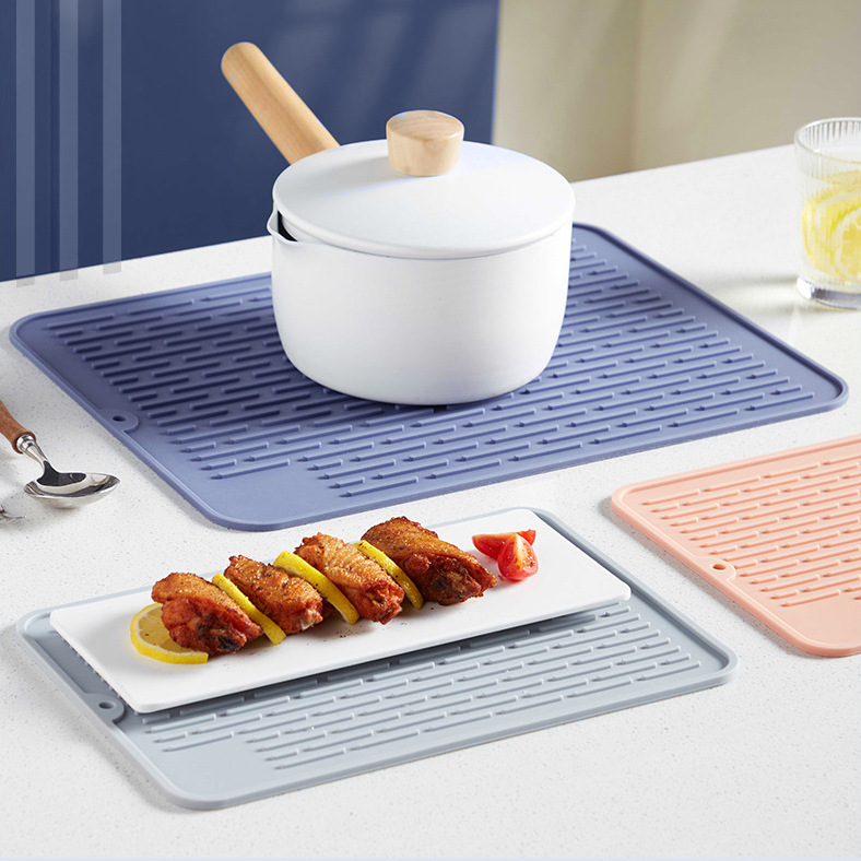 厨房硅胶隔热垫沥水垫子餐垫