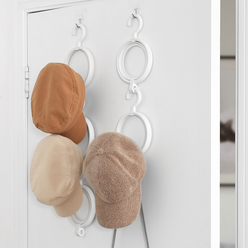 日式帽子架托简易家用帽子收纳架橱柜衣帽间丝巾整理架挂帽子神器,收纳整理,挂钩/粘钩,淘宝优惠券,粉丝福利购,淘宝优惠卷