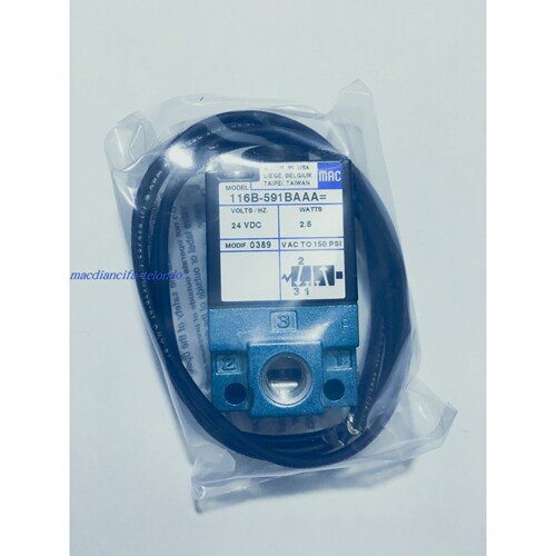 美国MAC电磁阀116B-591BA（116B-591BAAA=0389）现货全新原装正品