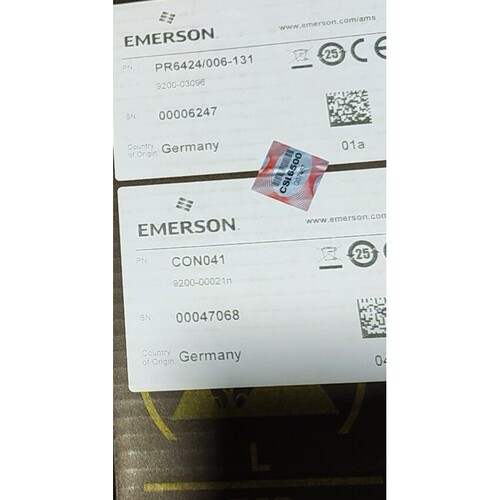 艾默生epro PR6424/006-131 CON021 epro PR6423/002-031 CON041